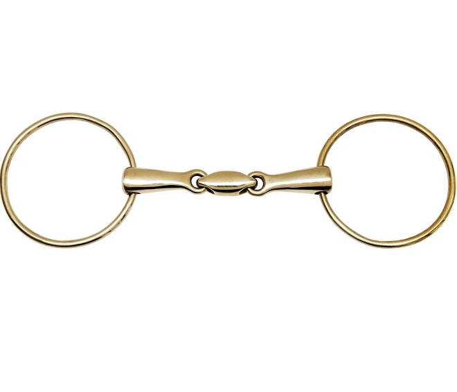 FILETTO DOPPIO SNODO ANELLI GRANDI IN LEGA 21mm Filetti ad Anelli 